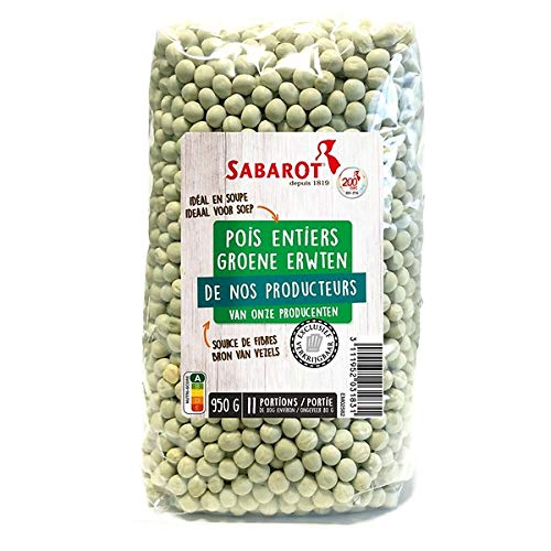 Sabarot Grüne Erbsen Schachtel 950 Gramm von Sabarot