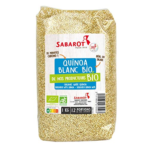 Sabarot Quinoa weiß, BIO Beutel 1 Kilo Sabarot Quinoa weiß, BIO Beutel 1 Kilo von Sabarot