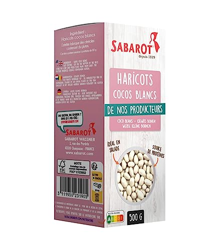 Sabarot Witte Bonen 500g Packung (Weiße Bohnen) von Sabarot