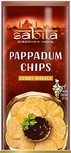PAPPADUM CHIPS Curry Masala von Sabita, 60g von Sabita