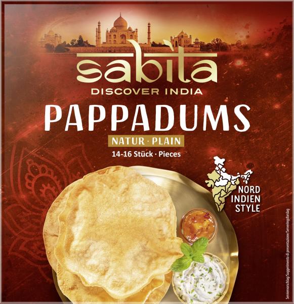 Sabita Pappadums von Sabita