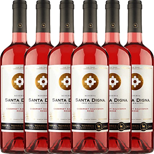 6er Paket - Santa Digna Rosé Cabernet Sauvignon Reserva - Miguel Torres Chile von Sabta Digna