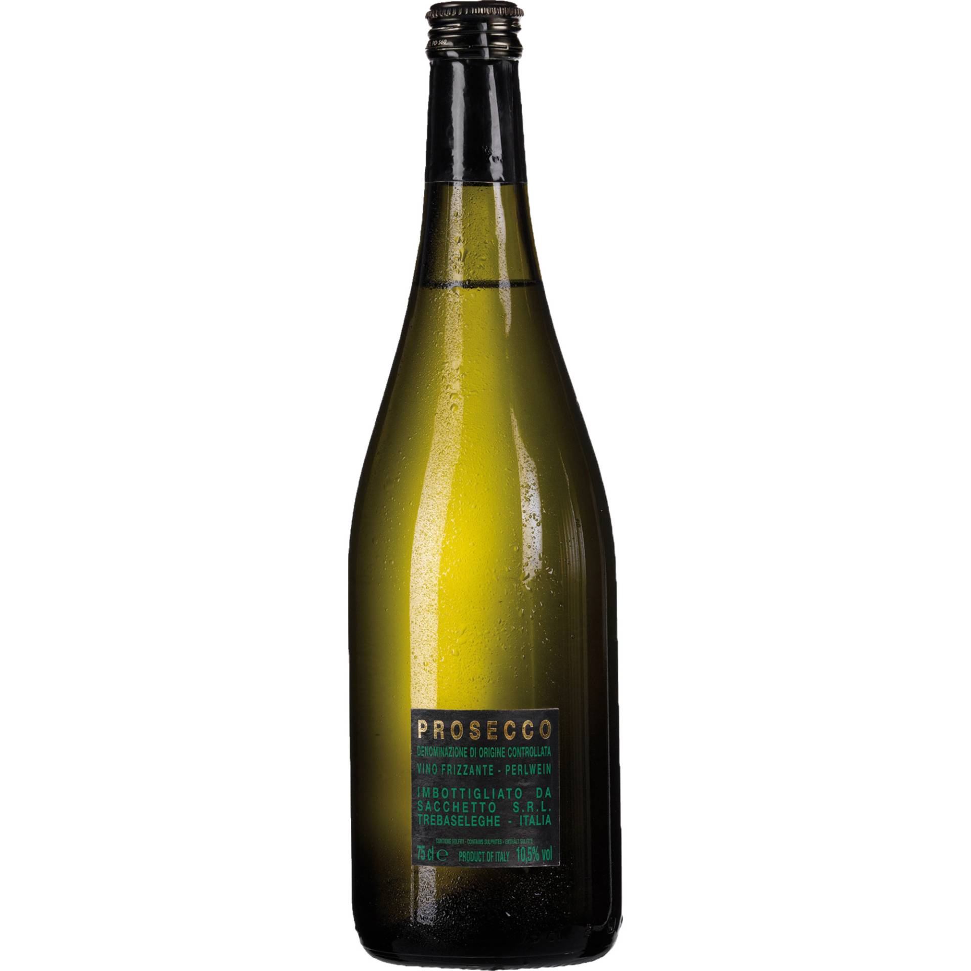 Marca Prosecco Frizzante, Prosecco DOC, Venetien, Schaumwein von Sacchetto s.n.c., Cantine,35010,Trebaseleghe (Padova),Italien