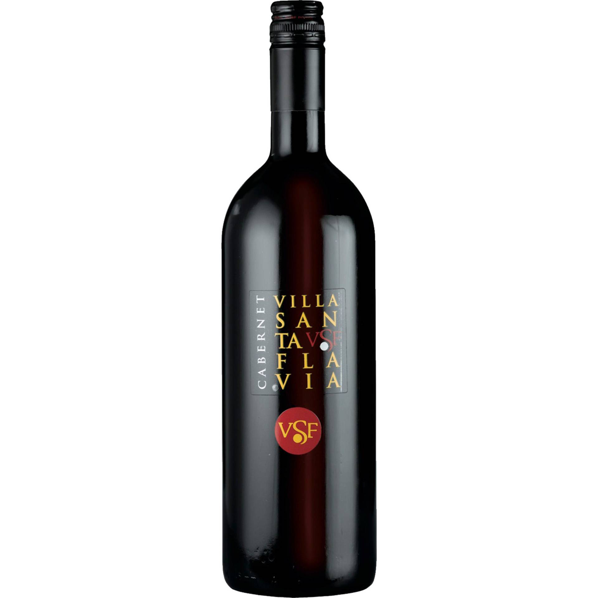 Villa Santa Flavia Cabernet Sauvignon, 1,0 L, Venetien, Rotwein von Sacchetto s.n.c., Cantine,35010,Trebaseleghe (Padova),Italien