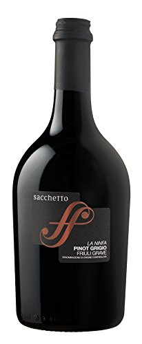6x 0,75l - 2020er - Sacchetto - La Ninfa - Pinot Grigio - Grave del Friuli D.O.C. - Friaul - Italien - Weißwein trocken 6x 0,75l - 2020er - Sacchetto - La Ninfa - Pinot Grigio - Grave del Friuli D.O.C. - Friaul - Italien - Weißwein trocken von Sacchetto