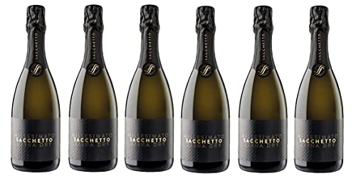 6x 0,75l - Sacchetto - "Etichetta Nera" - Spumante - extra dry - Veneto I.G.P. - Italien - Schaumwein trocken 6x 0,75l - Sacchetto - "Etichetta Nera" - Spumante - extra dry - Veneto I.G.P. - Italien - Schaumwein trocken von Sacchetto