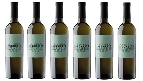 6x 0,75l - Sacchetto - La Ninfa - Pinot Grigio - Grave del Friuli D.O.P. - Friaul - Italien - Weißwein trocken von Sacchetto