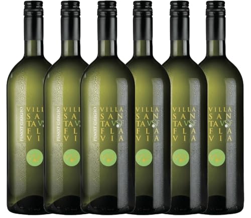 Pinot Grigio 1,0 l Villa Santa Flavia Weißwein 6 x 1l VINELLO - 6 x Weinpaket inkl. kostenlosem VINELLO.weinausgießer Pinot Grigio 1,0 l Villa Santa Flavia Weißwein 6 x 1l VINELLO - 6 x Weinpaket inkl. kostenlosem VINELLO.weinausgießer von Sacchetto
