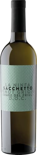 Sacchetto Pinot Grigio Grave del Friuli La Ninfa 2021 (1 x 0.75L Flasche) von Sacchetto