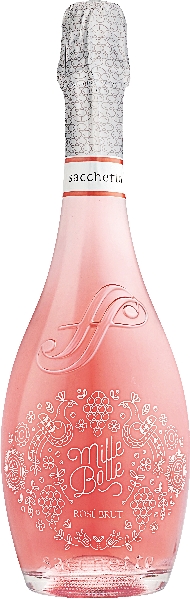 Sacchetto. Mille Bolle Spumante Brut Rose Jg. Cuvee aus Pinot Nero, Merlot, Raboso von Sacchetto.