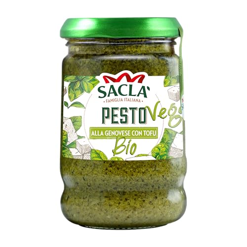 Saclá Pesto Verde, Vegan, Im Glas, Zum Verfeinern von Pasta und anderen Speisen, Servierfertig 190g Saclá Pesto Verde, Vegan, Im Glas, Zum Verfeinern von Pasta und anderen Speisen, Servierfertig 190g von Sacla