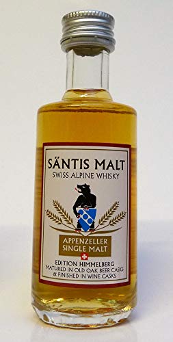 SÄNTIS MALT EDITION HIMMELBERG - Swiss Alpine Single Malt Whisky 43% 1x0,04L Miniatur von Säntis Malt