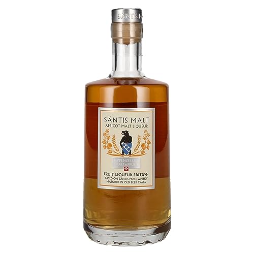 Säntis Appenzeller Malt und Fruit APRICOT MALT LIQUEUR 35Prozent Volume 0,5l von Säntis