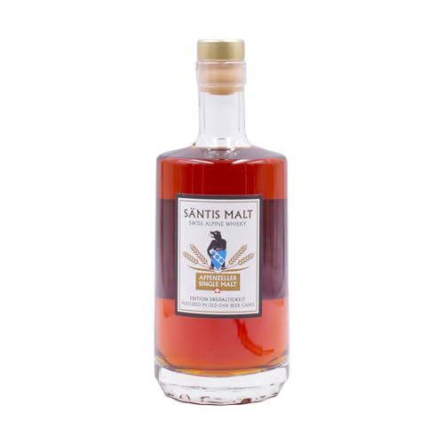 Säntis Malt Appenzeller Single Malt Edition Dreifaltigkeit Whisky (1 x 0.5 l) von Säntis Malt