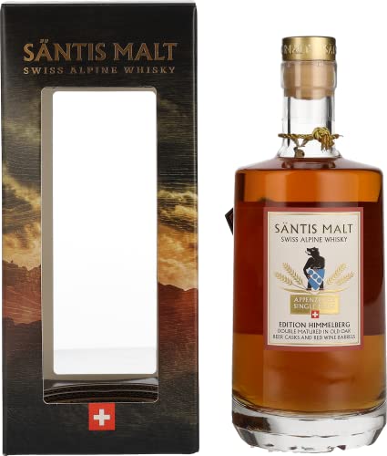 Säntis Malt Appenzeller Single Malt Swiss Alpine Whisky EDITION HIMMELBERG 43% Vol. 0,5l in Geschenkbox von Säntis