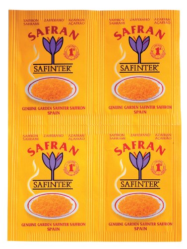 Safinter Safran gemahlen, Im Vierer Portionspack 0,5 g von Safinter