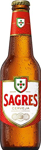 Sagres - Bier aus Portugal 0,33 l Flasche (1 x 0,33 l) von Sagres