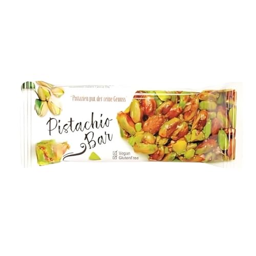 SAHHA Pistachio Bar - natürlichen Energielieferanten -Gluten Frei, Vegan - Ohne Gentechnik - 100% Natürlich (1 Stück, Pistachio) von Sahha