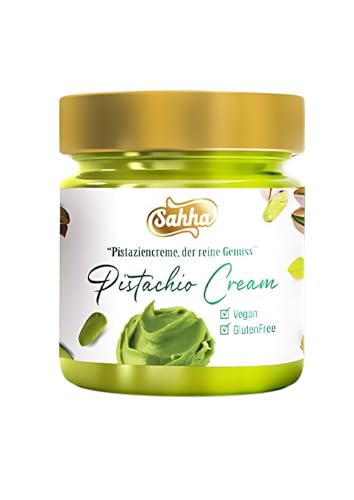 Sahha Natural Pistachio Cream, Glutenfrei, Farbstofffrei Vegan und nahrhaft 30% Pistazie 200g Leckere, gesunde und nahrhafte Frühstücks-Pistaziencreme Sahha Natural Pistachio Cream, Glutenfrei, Farbstofffrei Vegan und nahrhaft 30% Pistazie 200g Leckere, gesunde und nahrhafte Frühstücks-Pistaziencreme von Sahha