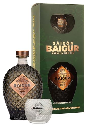 Saigon Baigur Dry Gin Tumbler VAP | Premium Dry Gin aus Vietnam | Unglaublich frischer und authentischer Geschmack | 1 x 700ml Saigon Baigur Dry Gin Tumbler VAP | Premium Dry Gin aus Vietnam | Unglaublich frischer und authentischer Geschmack | 1 x 700ml von Saigon Baigur