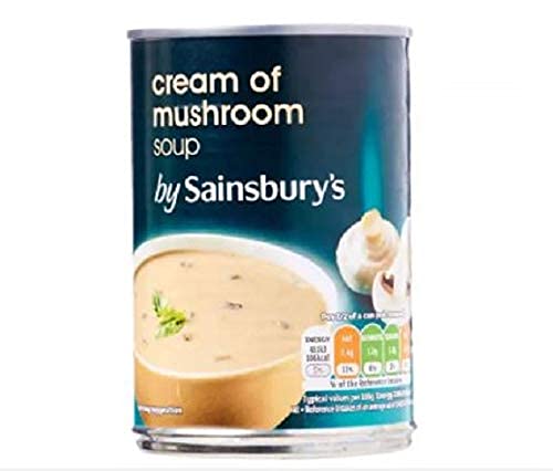 Sainsbury's Creme aus Pilzsuppe 400 g – nur natürliche Farben und Aromen, geeignet für Vegetarier. von Sainsbury's