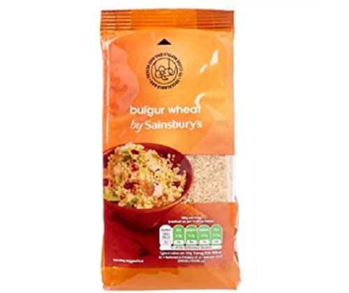 Sainsbury's Gefrorener Bulgur Weizen, 500 g, vorgekochtes, zerkleinertes Durumweizen Zum Kochen auf dem Herd 8-10 Minuten vor dem Kochen von Sainsbury's