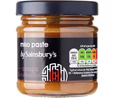 Sainsbury's Miso Paste 100 g – Miso Paste für Suppen und Marinaden von Sainsbury's