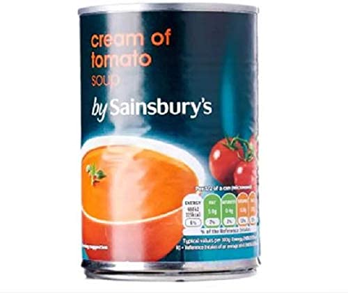 Sainsbury's Sahne Tomatensuppe 400g - Creme Tomatensuppe hat sich einen besonderen Platz in unseren Herzen sowie unseren Küchenschränken verdient. von Sainsbury's