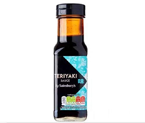 Sainsbury's Teriyaki-Sauce 150 ml – Teriyaki-Sauce – eine Mischung aus Sojasauce und Zuckerrohr-Essig Sainsbury's Teriyaki-Sauce 150 ml – Teriyaki-Sauce – eine Mischung aus Sojasauce und Zuckerrohr-Essig von Sainsbury's