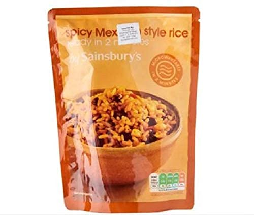 Sainsbury's Würziger mexikanischer Reis 250 g – Gekochte Langkornreis mit Gemüse und Gewürzen. Sainsbury's Würziger mexikanischer Reis 250 g – Gekochte Langkornreis mit Gemüse und Gewürzen. von Sainsbury's