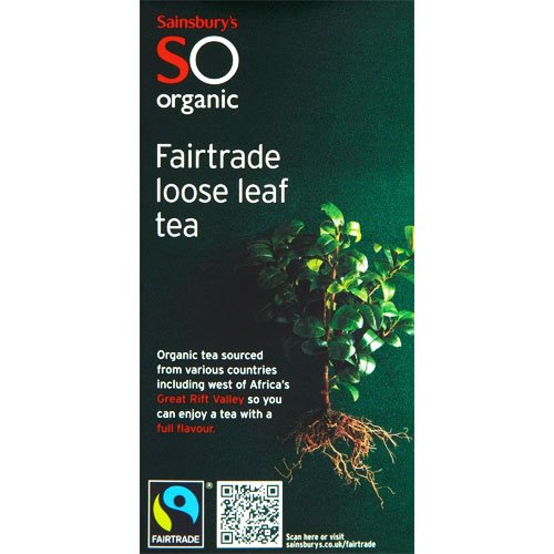 Sainsbury's Organic Tea, Fairtrade Loser Tee 125g. von Sainsbury