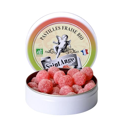 Saint-Ange Pastilles Fraise Bio - Bio Erdbeere Pastillen aus Frankreich 50g Saint-Ange Pastilles Fraise Bio - Bio Erdbeere Pastillen aus Frankreich 50g von Saint-Ange
