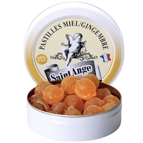 Saint-Ange Pastilles Miel/Gingembre - Honig/Ingwer Pastillen aus Frankreich 50g Saint-Ange Pastilles Miel/Gingembre - Honig/Ingwer Pastillen aus Frankreich 50g von Saint-Ange