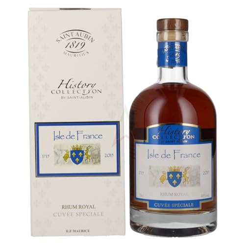 Saint Aubin Isle de France Cuvée Spéciale History Collection Rhum Royal 40,00% 0,70 Liter Saint Aubin Isle de France Cuvée Spéciale History Collection Rhum Royal 40,00% 0,70 Liter von Saint Aubin