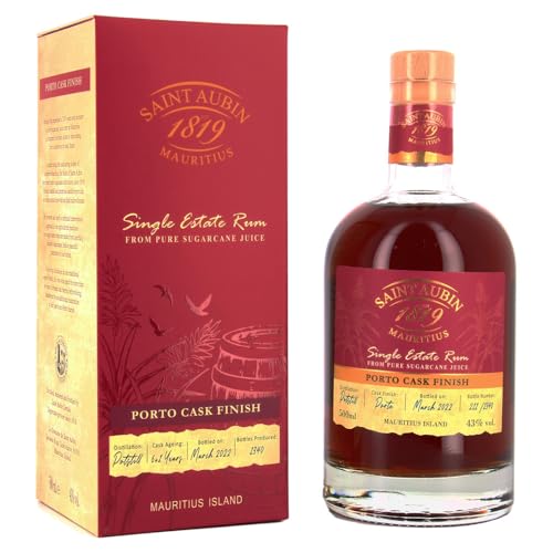 St. Aubin Cask Finish Porto 0,5 Liter 43% Vol. St. Aubin Cask Finish Porto 0,5 Liter 43% Vol. von Saint Aubin