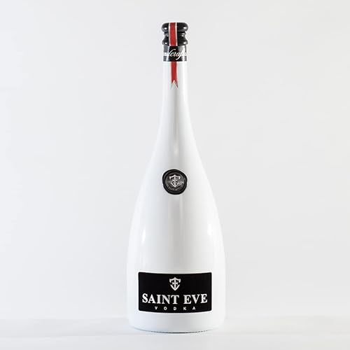 Saint Eve Premium Vodka 1,5 Liter, kristallklarer Wodka sechsmal destilliert mit 40% Vol. aus Deutschland, unvergessliche Milde, handgefertigt aus erlesenen Zutaten, edler Vodka mit höchster Qualität von Saint Eve