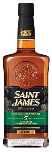 Saint James 7 Years Old Réserve Privée Rhum Vieux Agricole in Holzkiste Rum (1 x 0.7 l) von Saint James