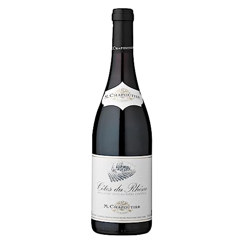 M. Chapoutier Cotes du Rhone AOC trocken - Trockener, aromatischer Rotwein aus Frankreich (1 x 750 Milliliter ) von M.Chapoutier