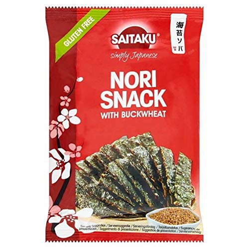 Saitaku Nori Seaweed Snack with Buckwheat 20g von Saitaku