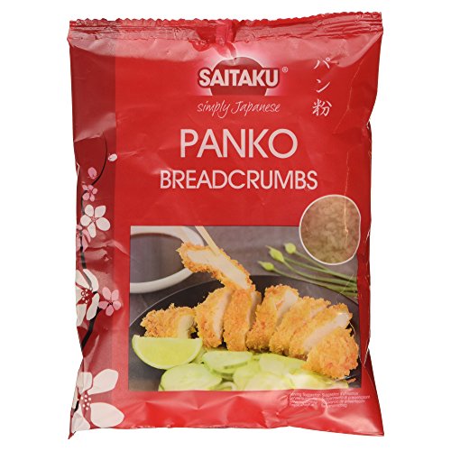 Saitaku - Panko-Semmelbrösel - 150 g - Japanische Semmelbrösel - Knuspriger und lockerer - Perfekt zu Garnelen, Lachs, Hühnchen und Gemüse - Knuspriger Überzug von Saitaku