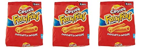 15x Saiwa Chips Cipster freeky fries 3x 5 Portionstüten á 25g kartoffel gesalzen 15x Saiwa Chips Cipster freeky fries 3x 5 Portionstüten á 25g kartoffel gesalzen von ORO SAIWA