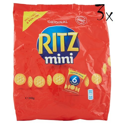 3x Saiwa crackers mini Ritz 6 Portionstüten 40g Salzige Kekse salted cookies von ORO SAIWA