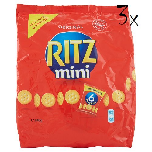 3x Saiwa crackers mini Ritz 6 Portionstüten 40g Salzige Kekse salted cookies von Saiwa