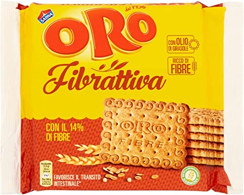 6x Oro Saiwa Fibrattiva 400g Italienisch aktive Faser kekse biscuits cookies von ORO SAIWA