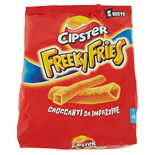 Saiwa Chips Cipster freeky fries 5 Portionstüten á 25g kartoffel gesalzen von Cipster