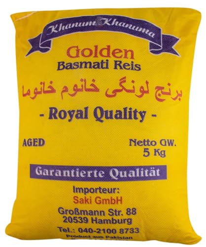Golden Basmatireis Lawangi Basmati Reis 5 Kg aus Pakistan von Saki