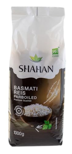 Shahan Parboiled Basmati-Reis 1000 Gramm aus Indien von Shahan