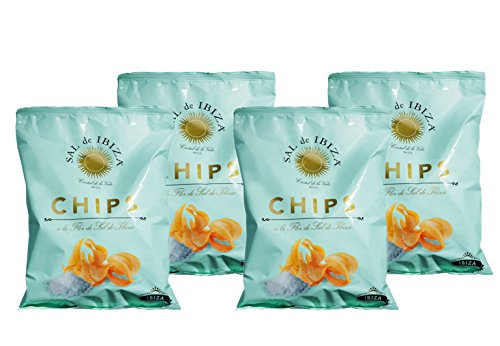 Chips a la Flor de Sal - Sal de Ibiza - 4 x 125 gr von Sal de Ibiza