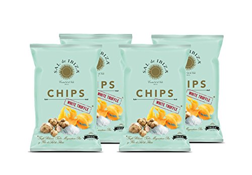 Chips a la Flor de Sal mit weißem Trüffel von Sal de Ibiza 4 x 125 gr Chips a la Flor de Sal mit weißem Trüffel von Sal de Ibiza 4 x 125 gr von Sal de Ibiza