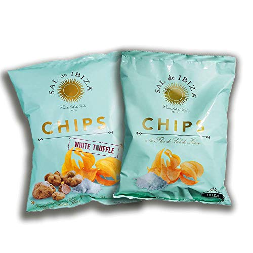 Sal de Ibiza - Chips Set (Truffles/Flor de Sal); 2 x125 g Stück von Sal de Ibiza